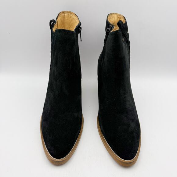 Bueno Womens Veronika Bootie EU 37 US 6.5-7 Black Suede Leather Ankle NIB - Picture 7 of 13